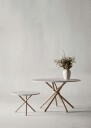 Eberhart Daphne Salongbord 65 Cm Lys Betong / Lys   Sofabord Eik Light Oak   DAPH 101 111