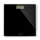Nedis Personvekt | Digital | Sort | Herdet Glass | Maksimal vekttrykk: 150 kg