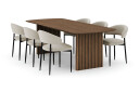 Bark Richeto Spisebord 240 cm med 6 Sawako Stoler   Eik
