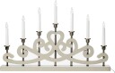 Markslöjd   Lysestake Nightfall 7L   Beige