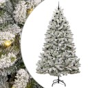 Kunstig juletre Grønn og hvit 270 cm PVC og metall