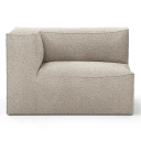 Ferm Living Catena Sofa Armrest Left L400 Confetti Bouclé   Light Grey