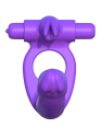 Fantasy C-Ringz Silikone Double Penetrator Rabbit      - Lilla