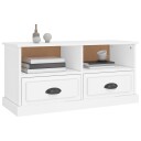 vidaXL TV-benk hvit 93x35,5x45 cm konstruert tre