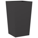 Plantekasse svart 45x45x75 cm stål