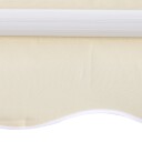 vidaXL Markiseduk 350x250 cm kremhvit