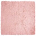  Faux Skinnmatte Tafalla Rosa 120 x 120 cm Polyester