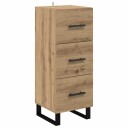  Serviesskap Artisan Eik 34,5 x 34 x 90 cm Ingeniørtre og jern