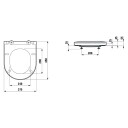 Laufen Sonar Toalettsete Soft-close Hvit