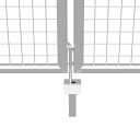 Hageport galvanisert stål 415x200 cm sølv Silver