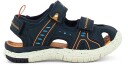 Leaf Ljungby Sandaler Navy/Orange 25