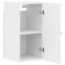 vidaXL Baderom veggskap BREDA Hvit 30 x 31 x 59 cm Konstruert tre