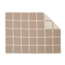 Pappelina Vevd pledd i lammeull Criss Beige