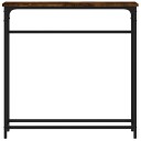  Konsollbord røkt eik 75x19,5x75 cm konstruert tre 8720845420888