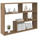 vidaXL Vegghylle Veggmontert Artisan eik 95 x 20 x 69,5 cm
