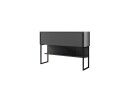 Luxe Kommode 120 cm   Svart/Antrasitt