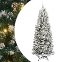  Kunstig juletre Hvit 78 x 78 x 210 cm PVC plast stål og PE