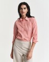Regular fit poplinskjorte med striper ORANGE RED 44