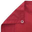  Balkong Skjerm Rød 75 x 200 cm PU belagt oxford alu