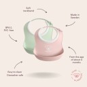 Babybjörn Smekke Baby Small 2 pk. Blek Grønn Rosa
