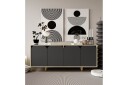 Bohem Konsollbord 180x150 cm - Brun/Antrasitt