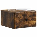  Vegghengt Nattbord Røkt Eik 34,5 x 33 x 20 cm Konstruert tre