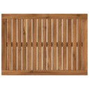 vidaXL Bordplate 68,5 x 49 x 2 cm Rektangulær Solid akasietre Naturlig