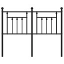  Sengegavl i metall svart 120 cm 8720845883485