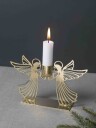 Pluto Design Lysestake flyvende engler gull