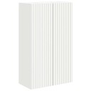  TV Veggskap Veggmontert Hvit 59,5 x 31 x 100 cm Konstruert tre