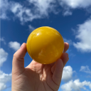 KiDKii Ballbasseng baller Ø7 cm Sennepsgul 100 stk