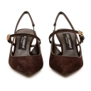 Dolce & Gabbana, Dame, Sko, Brun, 40 EU,