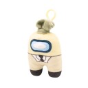 Among Us S3 Clip on Plysjbamse 13cm Hvit