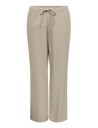 ONLY Carmakoma Cargoa Mw Linen Bl Pull Up Pant Cc Pnt   Beige   54 x 32