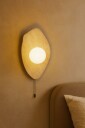 Torlic vegglampe 10 cm - Beige og Hvit
