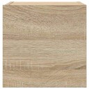 vidaXL Vegghengt TV-benk sonoma eik 30,5x30x30 cm