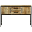  Sideboard 100x35x70 cm Solid Wood Rough Mango