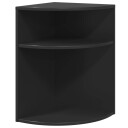 vidaXL Avlastningsbord Svart 39,7 x 39,7 x 60 cm Konstruert tre
