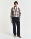 Gant Klassisk Regular Fit Flanellskjorte Med Ruter Cream L