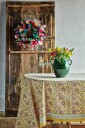 Chamois   Bomullsduk Indian Summer   Gul