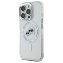 Karl Lagerfeld IML Metal MagSafe Deksel for iPhone 16 Pro Max - Hvit