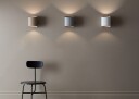 Belid Sinne Vegglampe Hvitstruktur-Messing 1598166-04-0 1598166-03-0