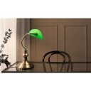Marksløjd Bankers bordlampe 42 cm - Oksid/Grønn