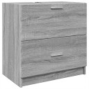  Servantskap grå sonoma 59x37x59 cm konstruert tre 8721102815355