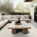 Shaggy Indoor/Outdoor   Richmond krem Størrelse: 80 x 200 cm