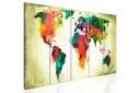 Tavle Unusual World Map 200X80 Artgeist sp. z o. o.