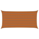 vidaXL Solskygge seil Oransje og Brunt 6 x 3 m 100% polyester Oxford
