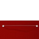 vidaXL Balkongskjerm rød 120x240 cm oxfordstoff
