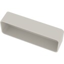 Ideavit SolidTondo hylle 90x30x20 cm matt hvit