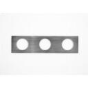 Vola Plate 5003, 3 Hull, Krom